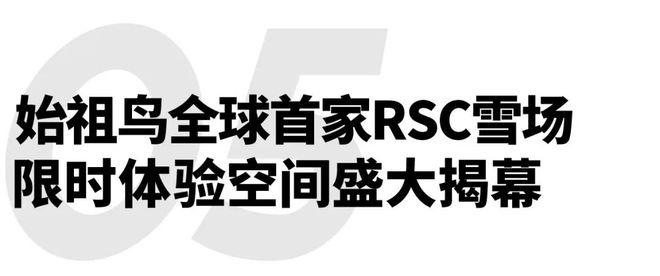 售；始祖鸟全球首家RSC雪场限时体验空间揭幕｜直男Daily凯发k8娱乐登录SE